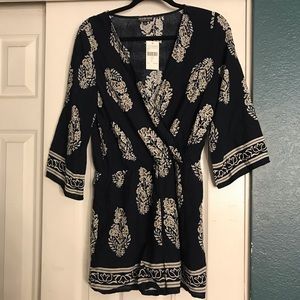 Fashion Nova Navy Romper